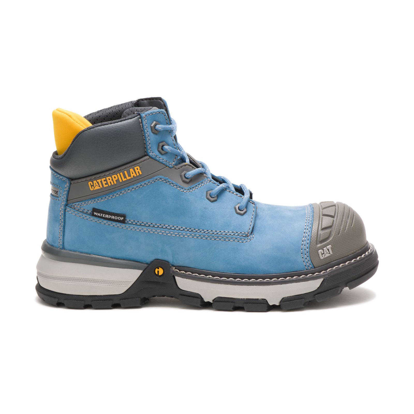 Caterpillar Boots South Africa - Cat Women's Excavator Superlite Waterproof Nano Toe Work Boots Blue RB1657398